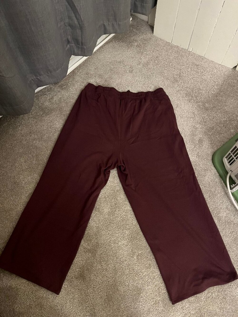 Torrid Sleep Burgundy Plush Fleece Lined Wide Leg Lounge Pants Size 3 (3X)